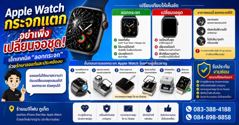 วิธีกการซ่อมapple watch
